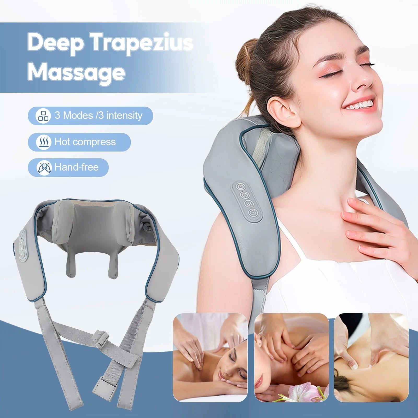 Neck And Back Massager  مساج الرقبة والظهر اللاسلكي